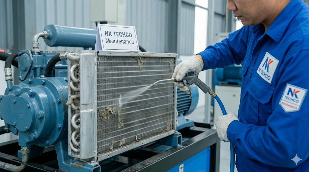5 Lỗi Thường Gặp Ở Máy Nén Khí Trục Vít Công Nghiệp Và Cách Khắc Phục Nhanh