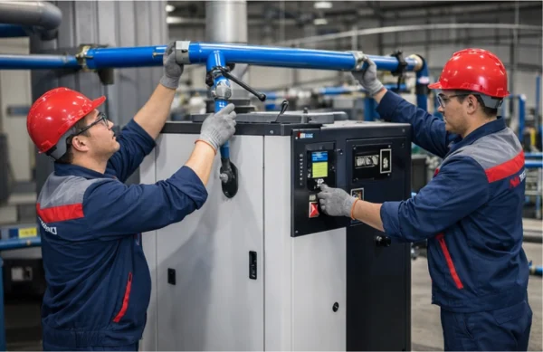 Lắp đặt hệ thống khí nén công nghiệp