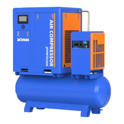 Máy nén khí Xinlei JF tích hợp bình chứa và máy sấy – JFPMT/JFPMTD (7.5–15kW)